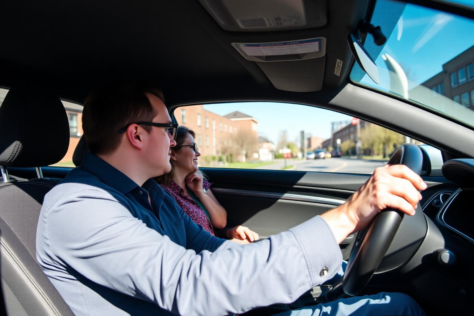 RBM driving instructor teaching a manual lesson in Manchester